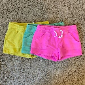 Cat & Jack Set of 3 XS 4/5 Shorts